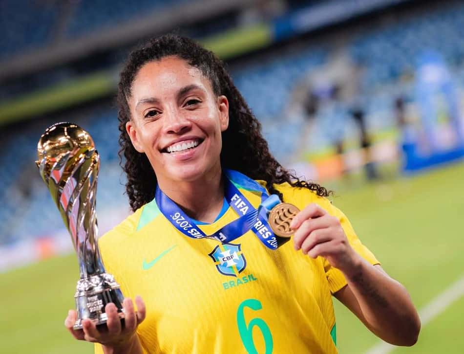 Yasmin conquistou título com o Brasil recentemente (Foto: Reprodução/Instagram)