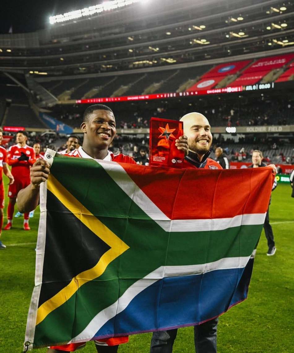 Mbokazi é uma das grandes promessas da África do Sul para a Copa. (Foto: Reprodução/ChicagoFire)