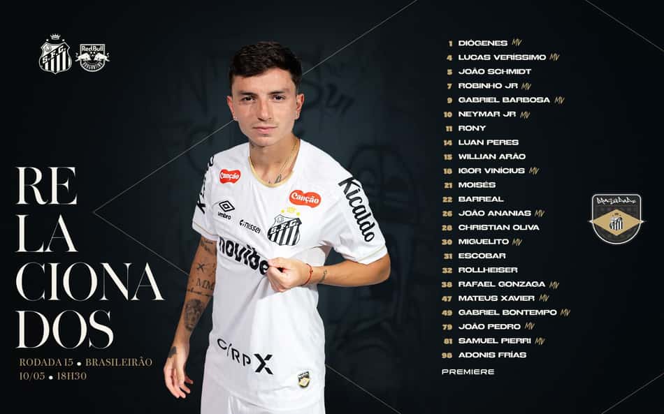 Santos encerra preparação para duelo contra Red Bull Bragantino; veja os relacionados