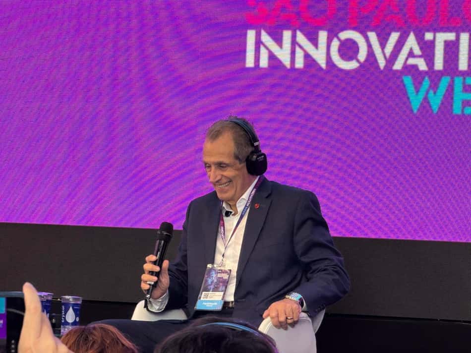 Bap, presidente do Flamengo, falou sobre a situação envolvendo Palmeiras e Libra no São Paulo Innovation Week