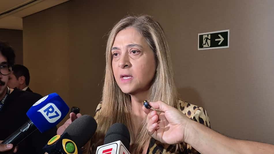 Leila Pereira, presidente do Palmeiras