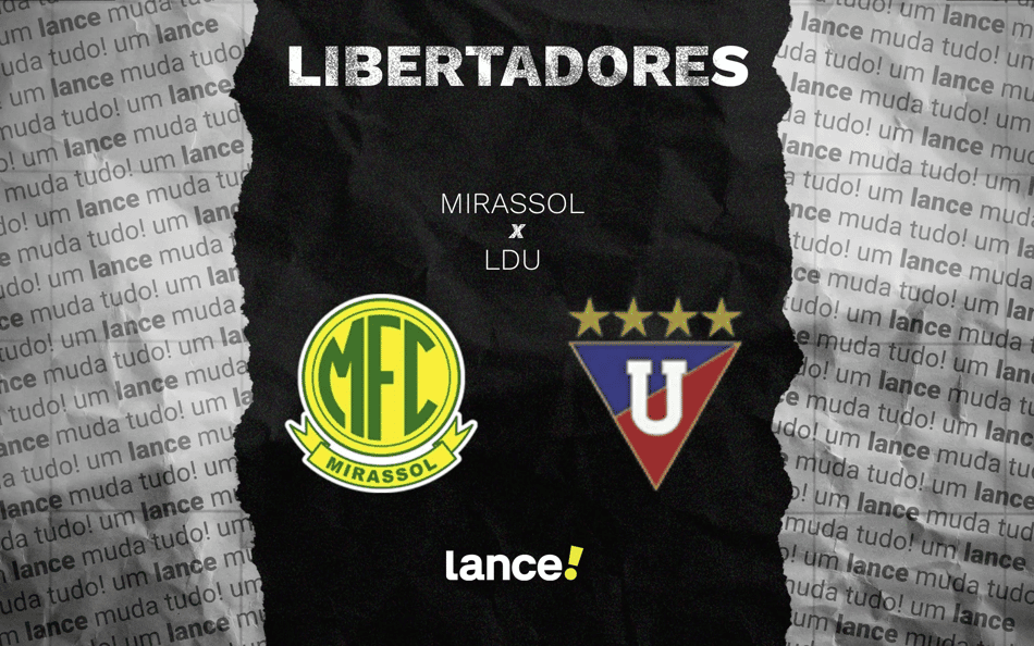 Mirassol e LDU se enfrentam pela quarta rodada da fase de grupos da Copa Libertadores (Arte / Lance!)