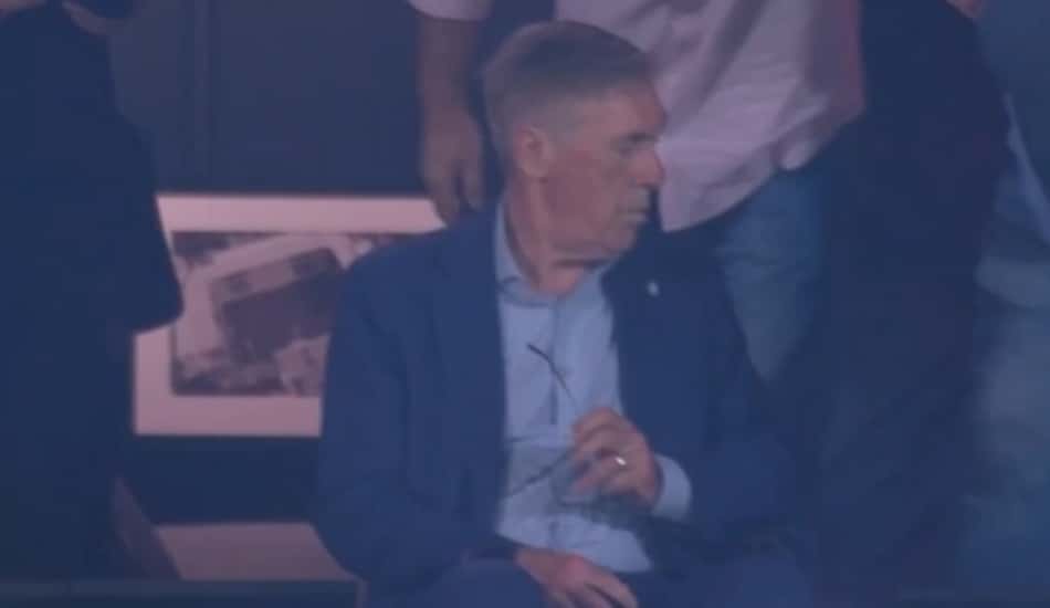 Ancelotti em Athletico x Flamengo