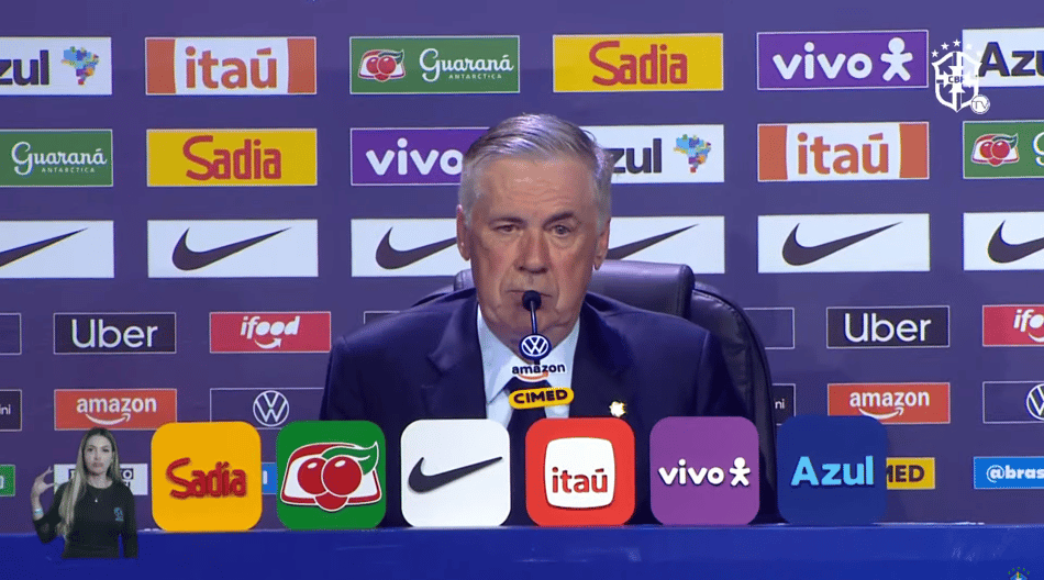 Ancelotti anuncia seleção para Copa