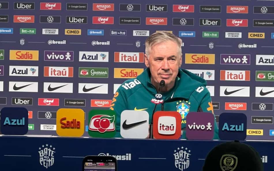 'Não temos Pelé, Romário e Ronaldo', diz Ancelotti sobre 'falta' de estrela na Seleção Brasileira