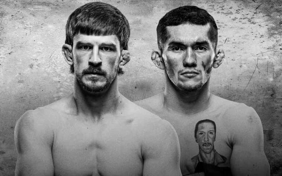 Card oficial do UFC Vegas 117, com Arnold Allen e Melquizael Costa (Foto: Divulgação/UFC)