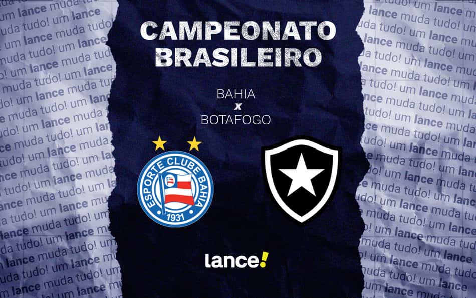 Bahia e Botafogo se enfrentam pelo Brasileirão (Arte: Lance!)