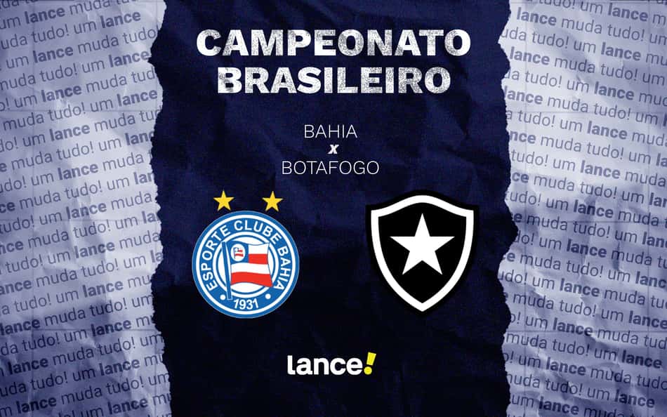Bahia x Botafogo: onde assistir e prováveis escalações do jogo pelo Brasileirão