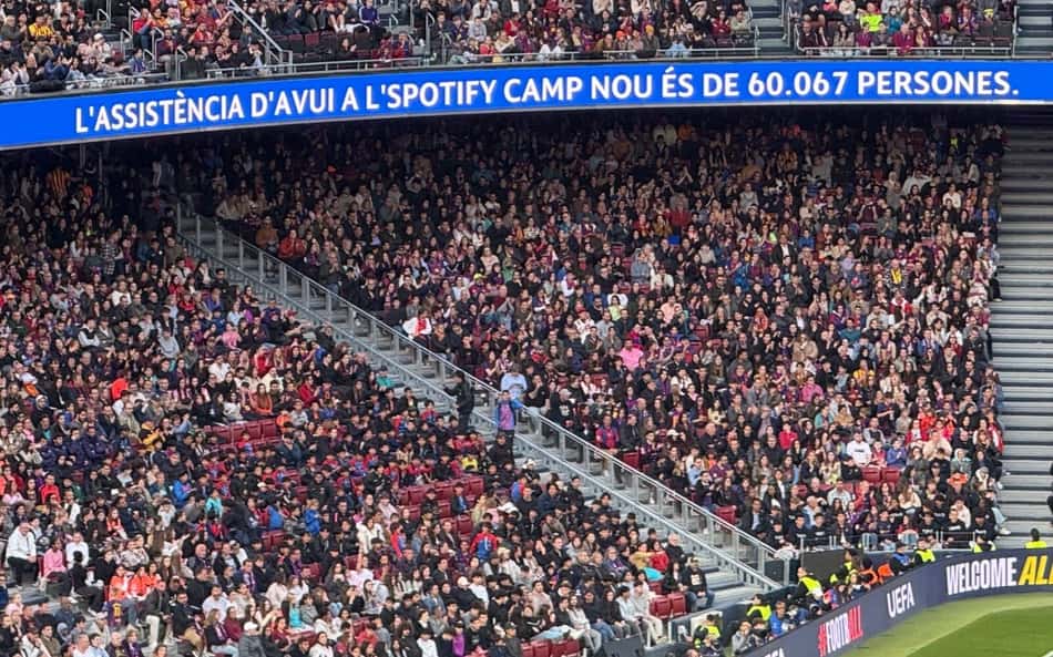 Camp Nou recebe Barcelona x Atlético de Madrid (Reprodução/internet)