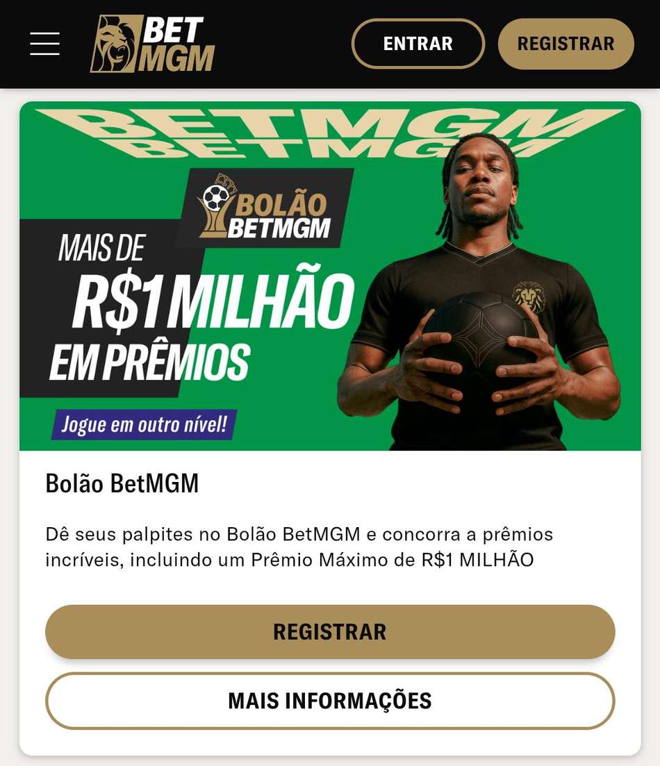 Captura de tela do bônus da BetMGM Bolão Grátis.