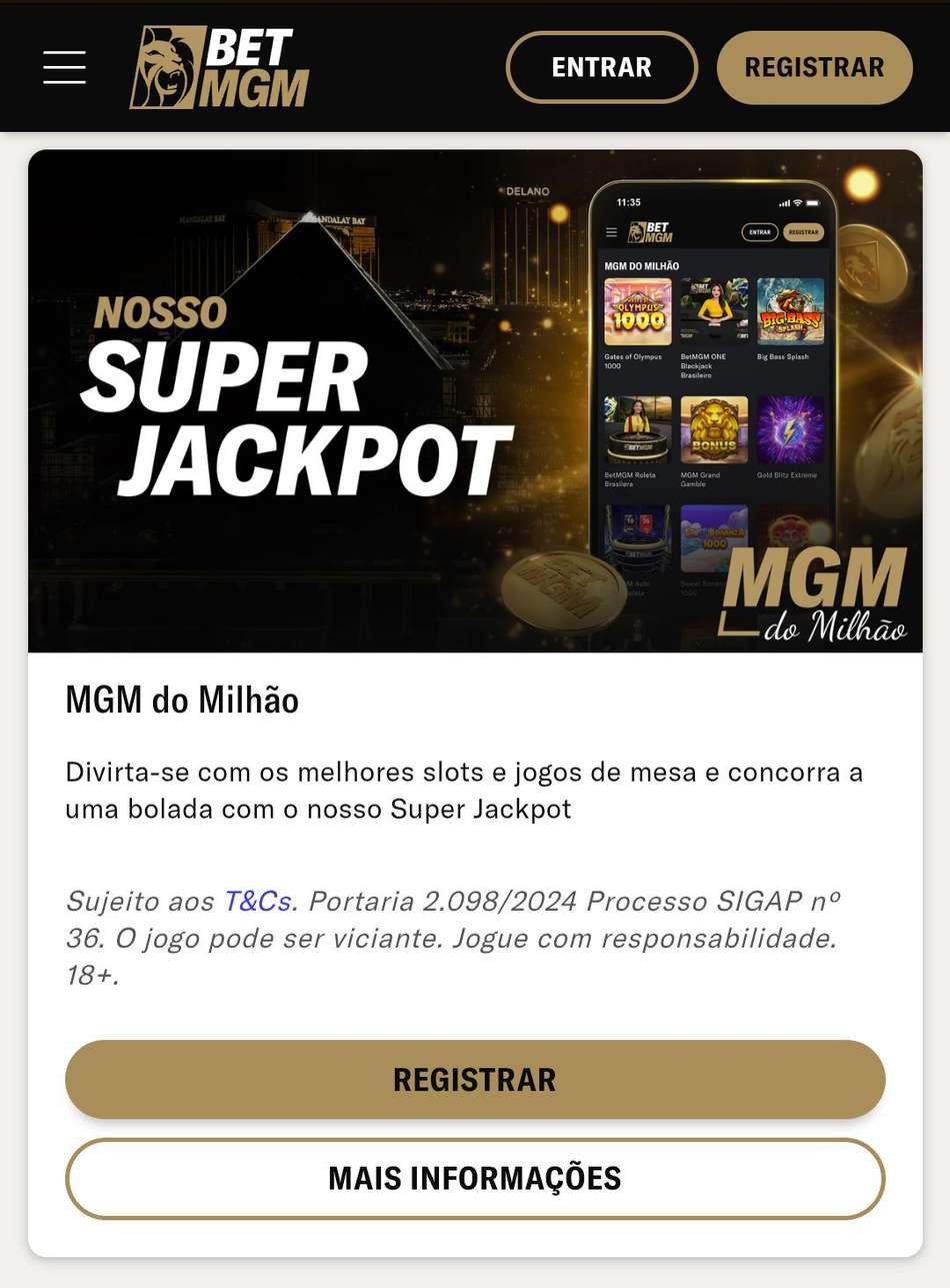 Captura de tela do bônus da BetMGM MGM do Milhão.