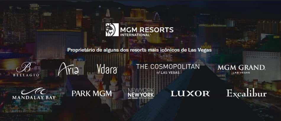 Captura de tela do banner do MGM Resorts na plataforma da BetMGM.