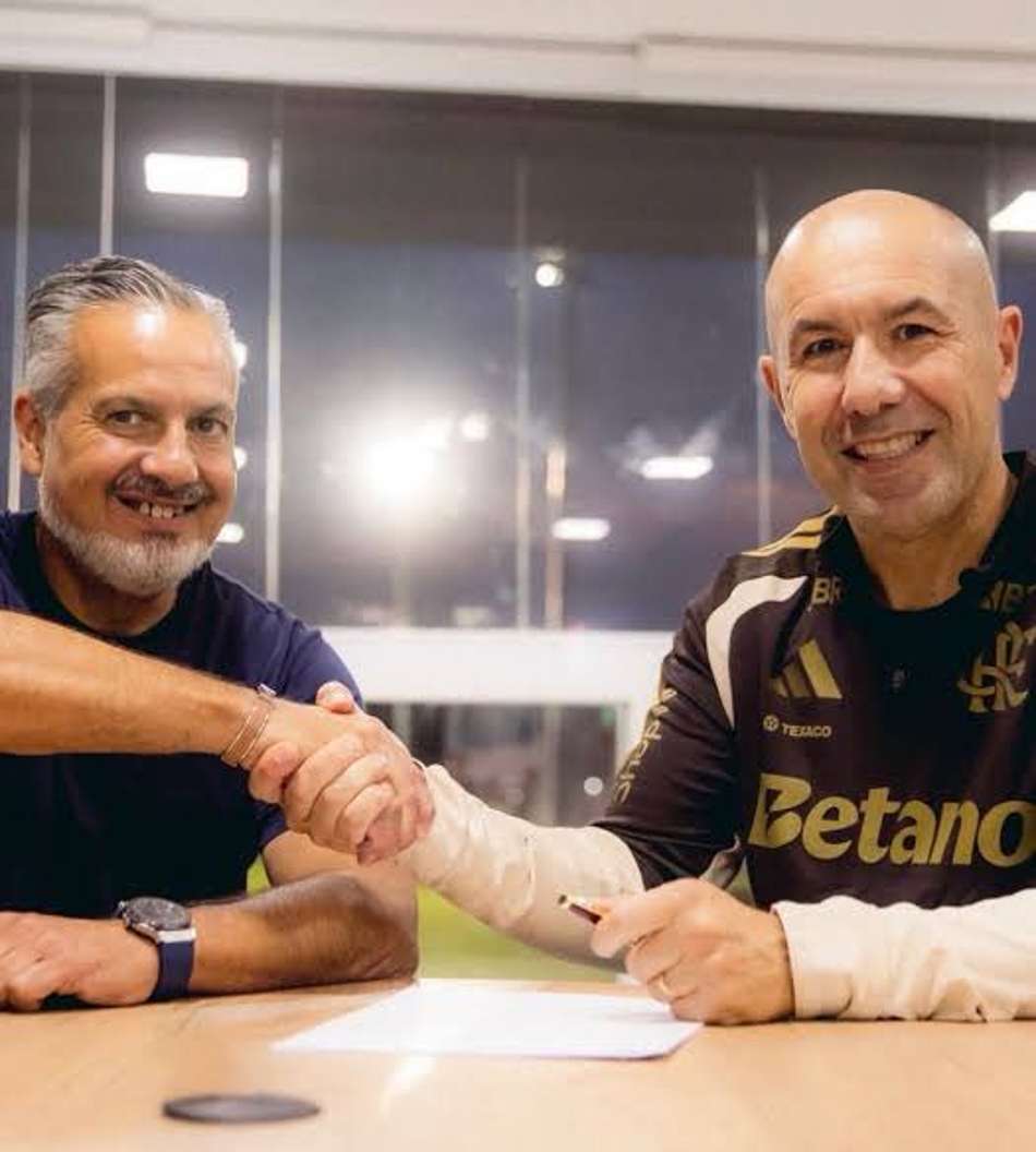 José Boto e Leonardo Jardim, do Flamengo (Foto: Divulgação)