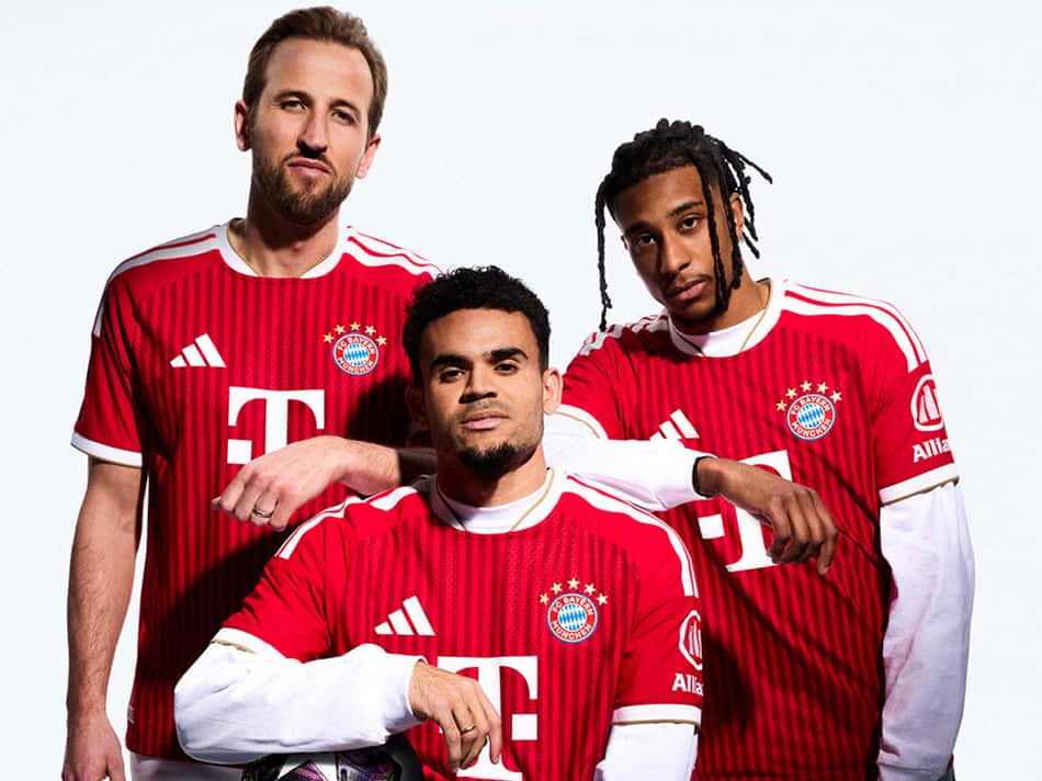 Nova camisa do Bayern de Munique fará estreia contra o PSG pela Champions League (Foto: Reprodução)