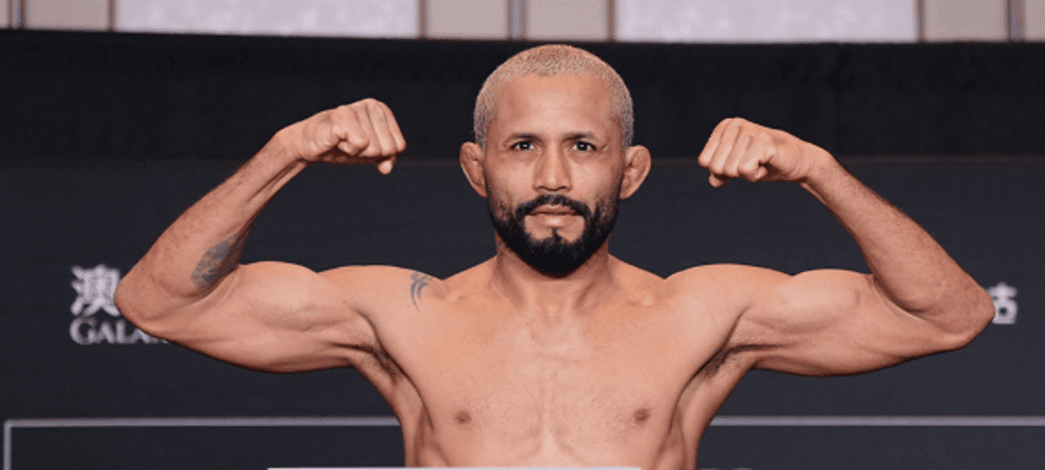 Deiveson Figueiredo em pesagem do UFC Macau (Foto: Reprodução/Instagram/UFC Brasil)