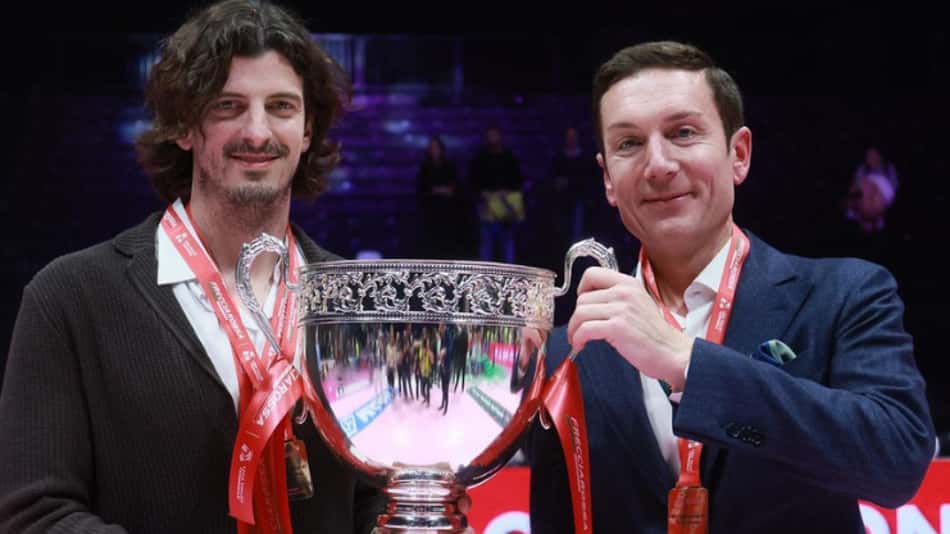 Pietro Maschio, à esquerda, fez críticas ao Mundial de Clubes no Brasil (Foto: Reprodução/ Instagram)