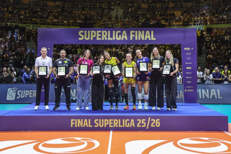 Seleção da Superliga Feminina 2025/26 (Foto: Wander Roberto/Inovafoto/CBV)