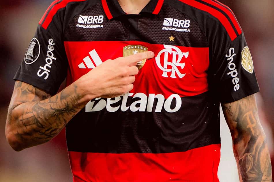 Camisa do Flamengo com a logo do BRB (Foto: Divulgação/Flamengo)