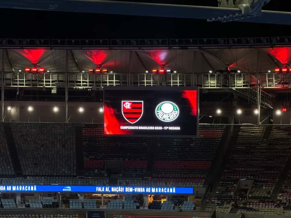 Flamengo x Palmeiras no Maracanã (Foto: Lucas Bayer/Lance!)