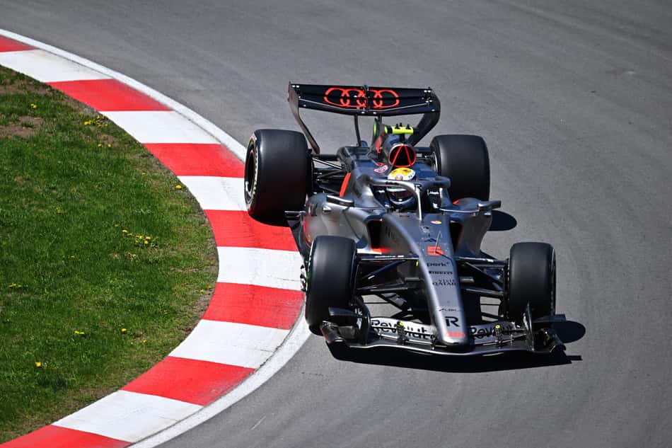 Gabriel Bortoleto no GP do Canadá pela F1 2026 (Foto: Minas Panagiotakis/Getty Images/AFP)