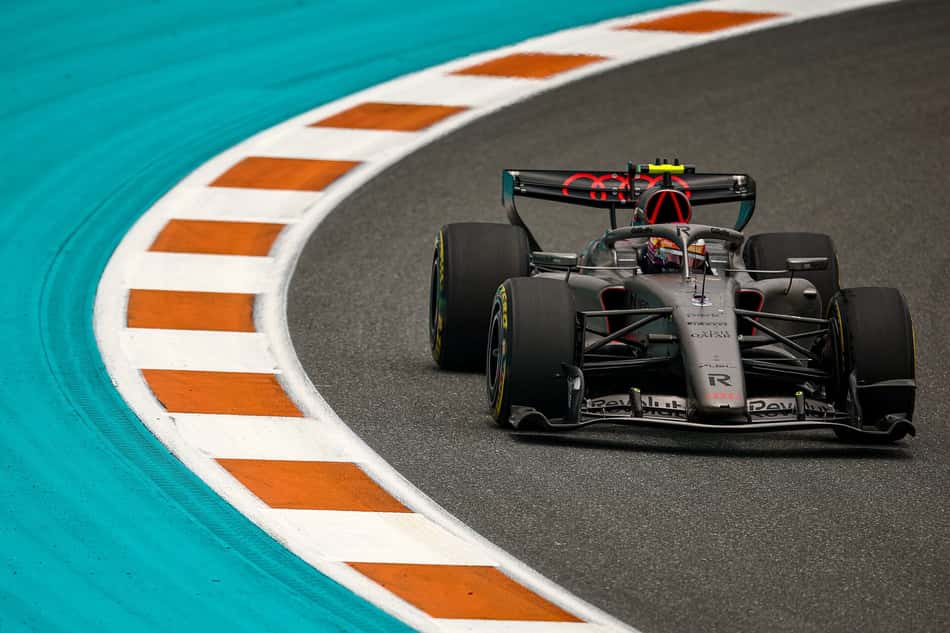 Gabriel Bortoleto no GP de Miami pela F1 2026 (Foto: Chris Graythen/Getty Images/AFP)