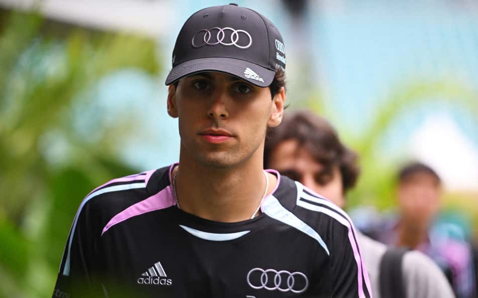 Gabriel Bortoleto no GP de Miami pela F1 2026 (Foto: Rudy Carezzevoli/Getty Images/AFP)