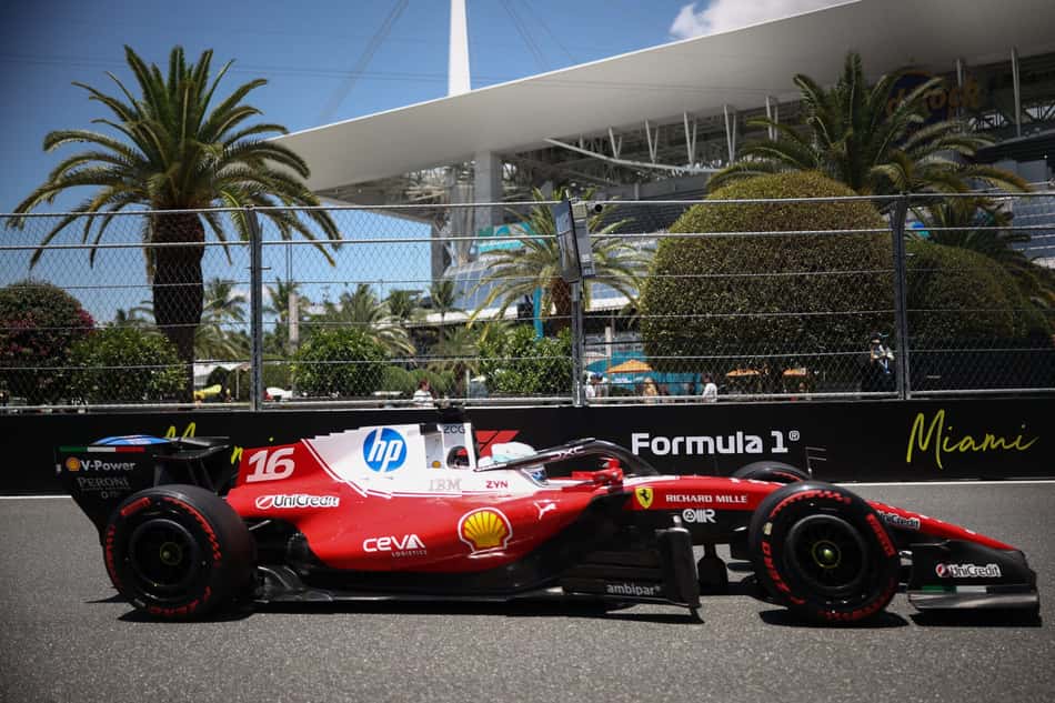 Charles Leclerc no GP de Miami pela F1 2026 (Foto: CHARLY TRIBALLEAU / AFP)