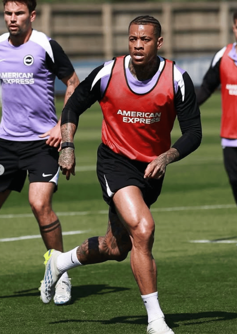 Igor Júlio em treino pelo Brighton (Foto: Reprodução)