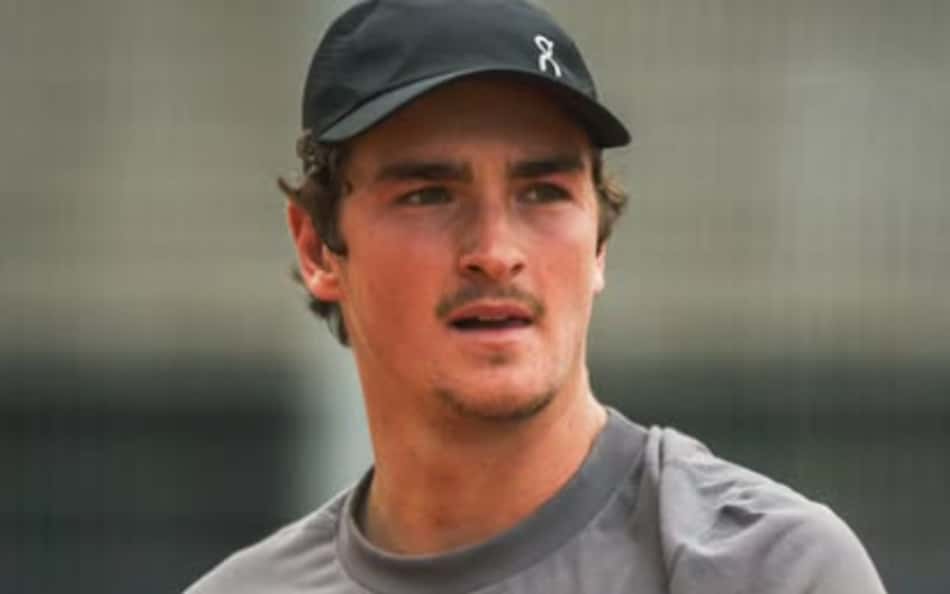 João Fonseca em treino no Masters 1000 de Madri (Foto: Divulgação/ATP)