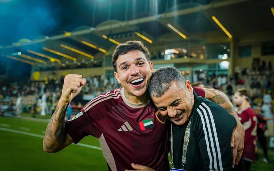 Jadsom em ação pelo Al-Wahda (Foto: Divulgação/Al-Wahda)