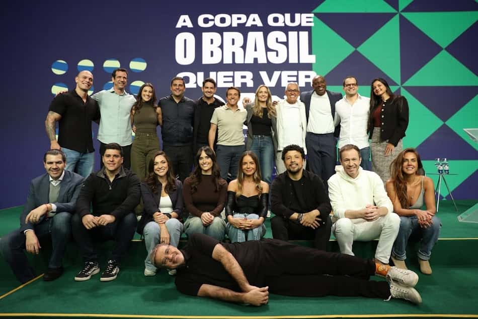 Equipe do SBT para a Copa do Mundo 2026 (Foto: Rogério Pallatta/SBT)