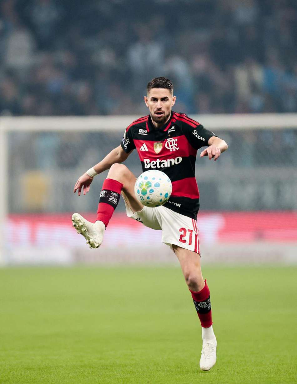 Jorginho em Grêmio x Flamengo (Foto: Gilvan de Souza/Flamengo)