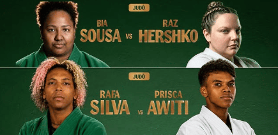 Bia Sousa e Rafaela Silva estão confirmadas no Spaten Fight Night 3 (Foto: Divulgação)