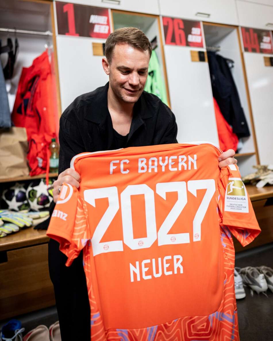 Manuel Neuer renovou com o Bayern de Munique (Foto: Divulgação/FC Bayern)
