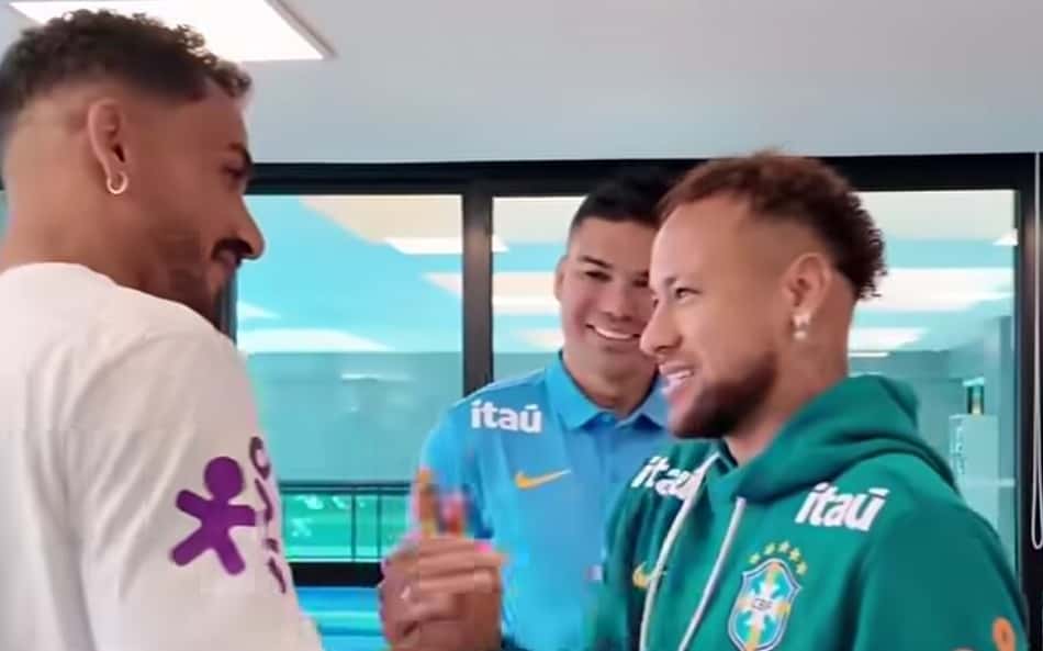 Nova Iguaçu, Magé… Neymar chega à Granja sob festa dos torcedores