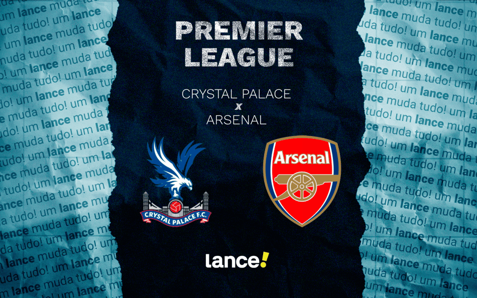 Crystal Palace x Arsenal - 38ª rodada da Premier League (Arte: Lance!) onde assistir
