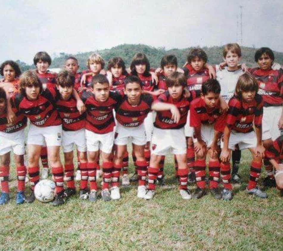 Paquetá em jogo do Flamengo na base (Foto: Reprodução/Instagram)