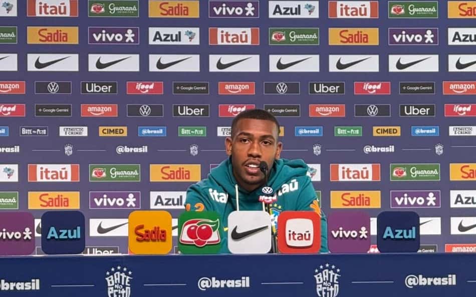 Rayan revela nervosismo ao conhecer Neymar na Seleção: 'Deu até uma tremidinha'