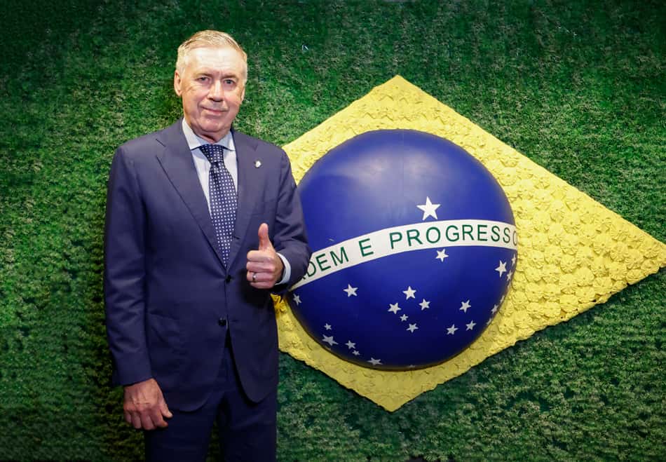 Carlo Ancelotti será técnico da Seleção Brasileira também na Copa do Mundo de 2030