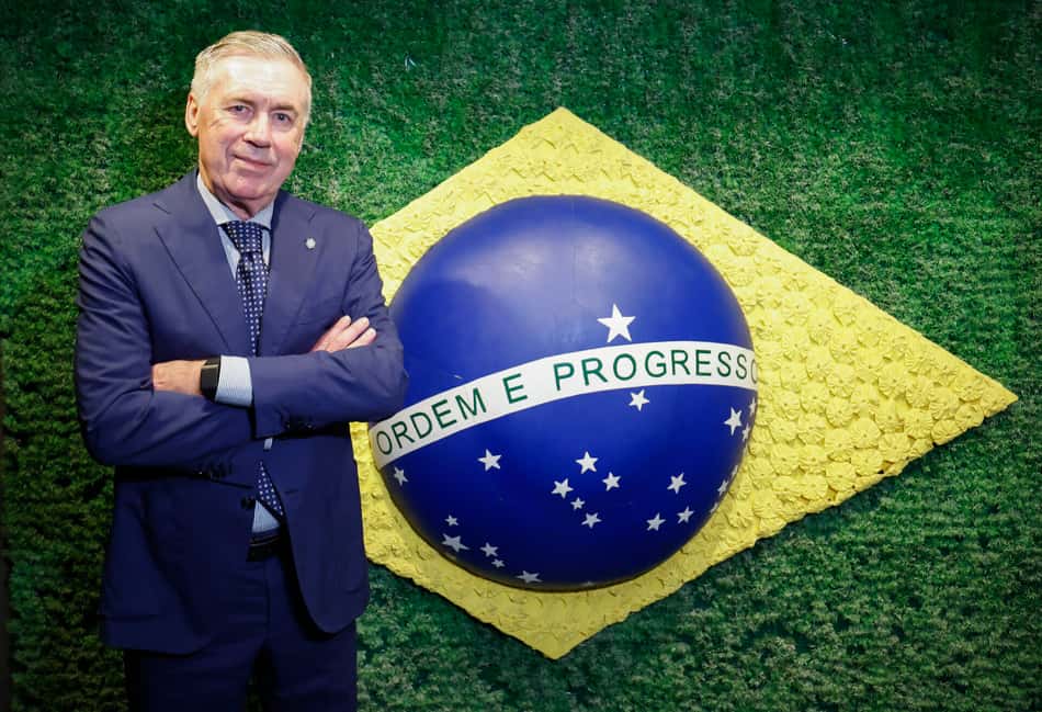 Carlo Ancelotti será técnico da Seleção Brasileira também na Copa do Mundo de 2030