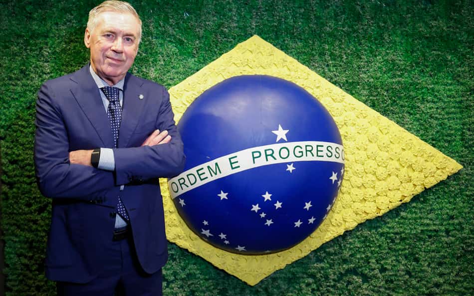 Carlo Ancelotti será técnico da Seleção Brasileira também na Copa do Mundo de 2030