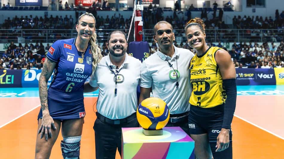Thaisa e Adenizia, centrais do Minas e Praia Clube