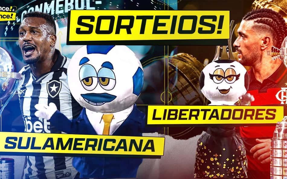 Acompanhe AO VIVO o sorteio da Libertadores e da Sul-Americana no Lance!TV