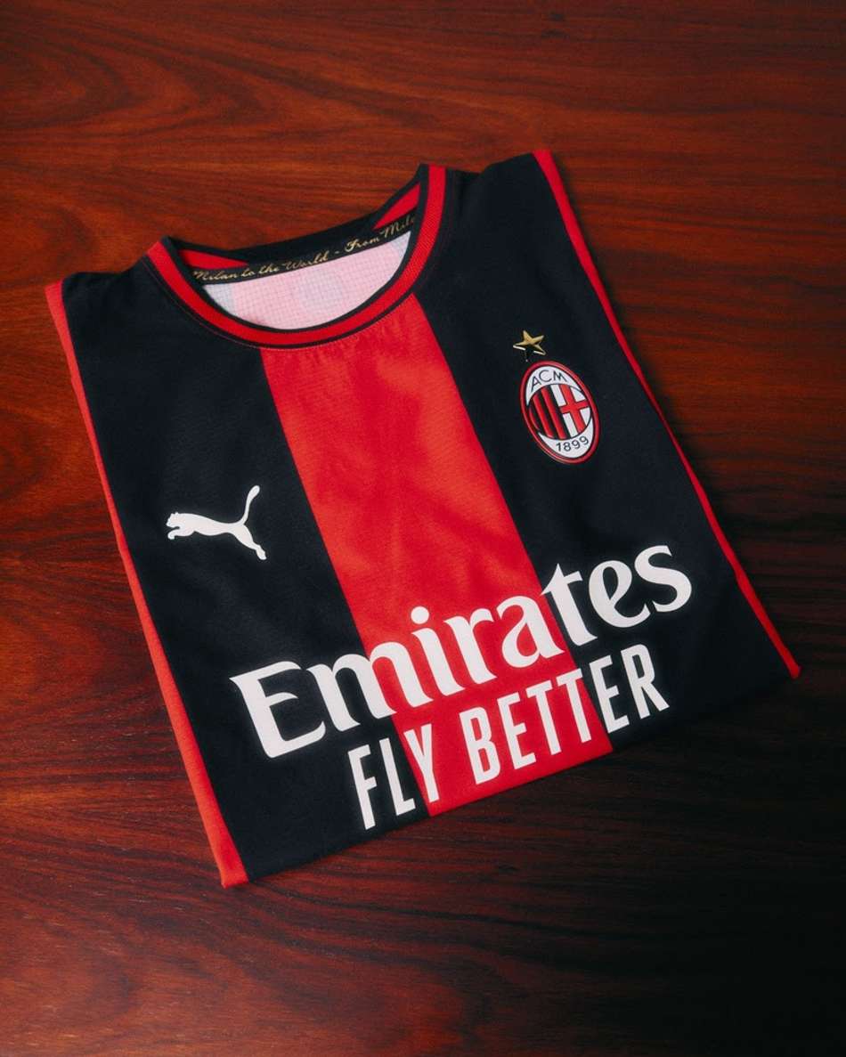 Milan novo uniforme detalhes