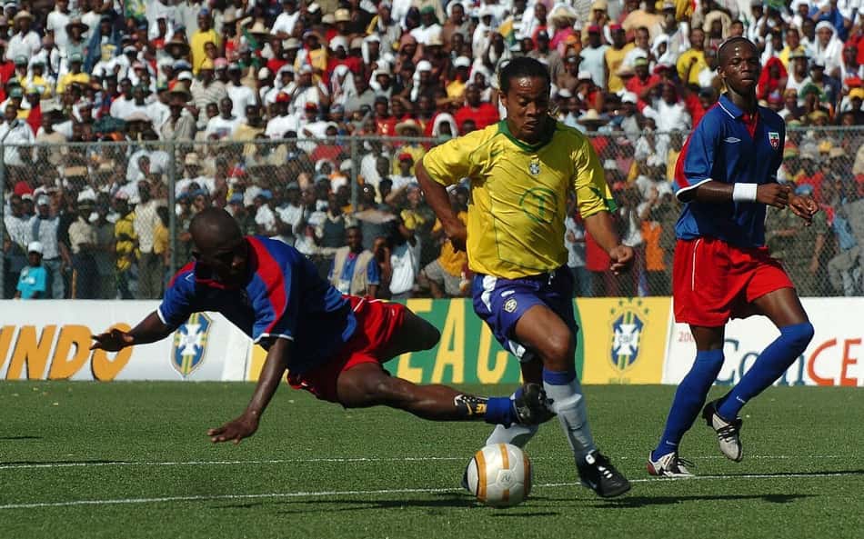 Brasil x Haiti - Jogo da Paz - Ronaldinho Gaúcho