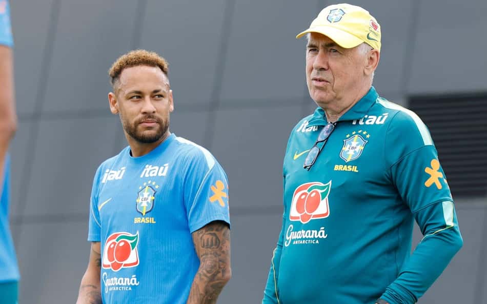Fala de Ancelotti sobre Neymar repercute nas redes: 'Tenho certeza'