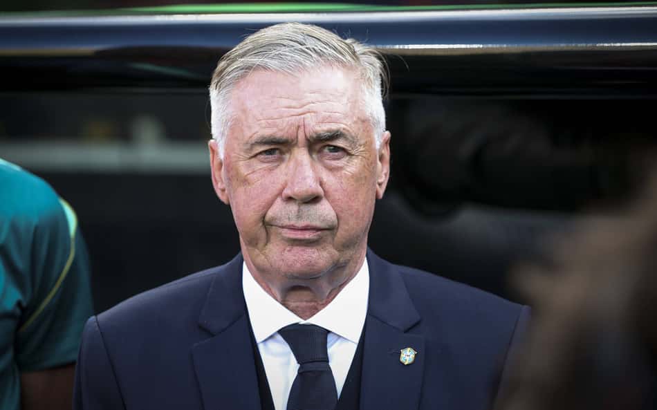 Carlo Ancelotti comanda o Brasil diante do Haiti (Foto: IMAGO/Folhapress)
