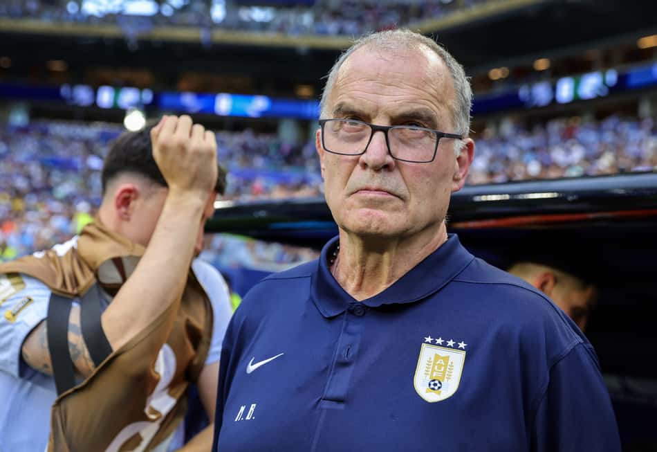 Marcelo Bielsa, técnico do Uruguai (EFE/EPA/Cristobal Herrera/Folhapress)