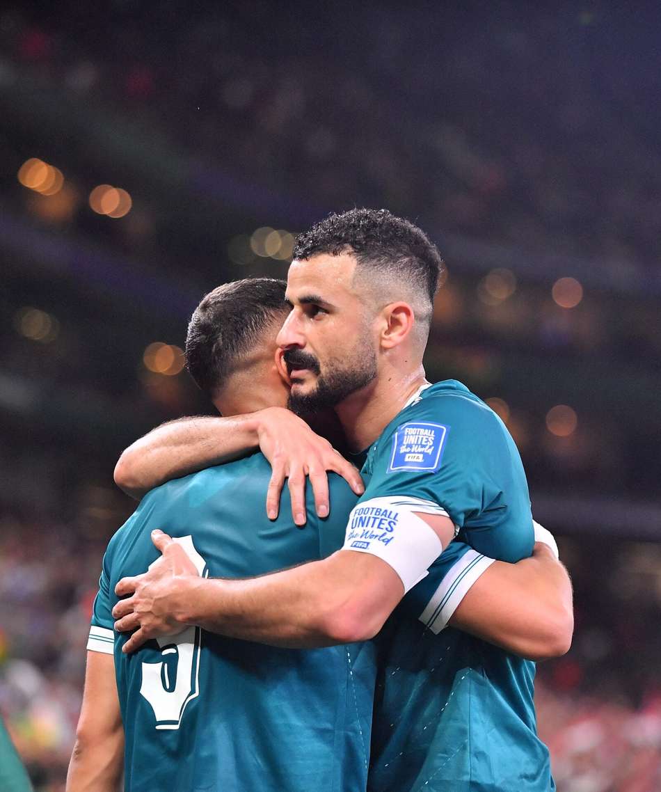 Aymen Hussein marcou o gol da classificação do Iraque à Copa do Mundo de 2026