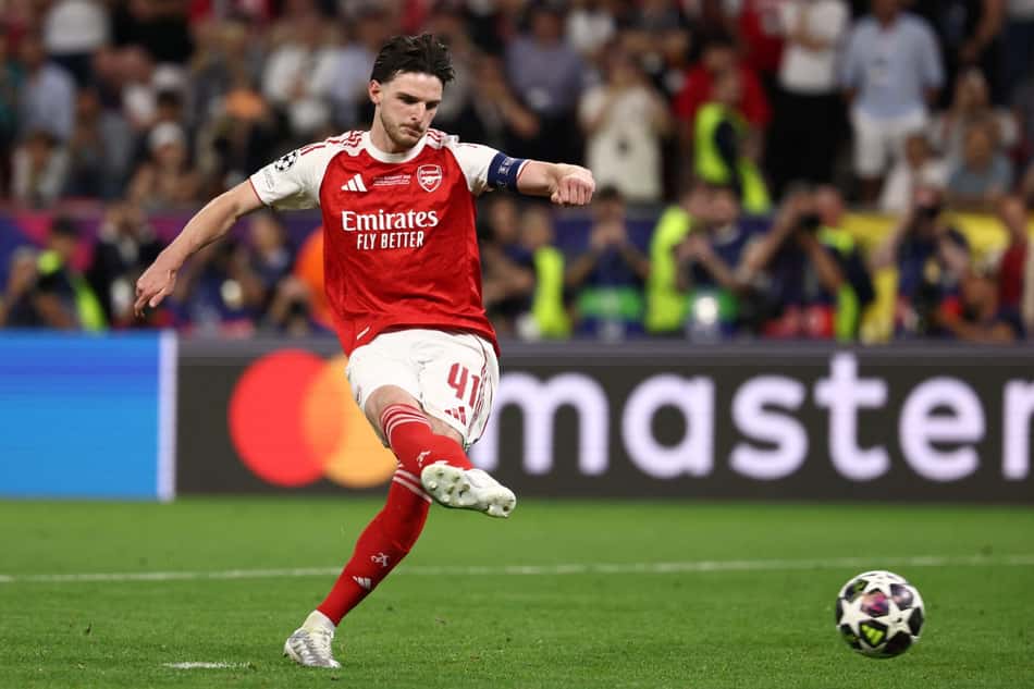 Declan Rice será o vice-capitão da Inglaterra na Copa do Mundo (Foto: FRANCK FIFE / AFP)